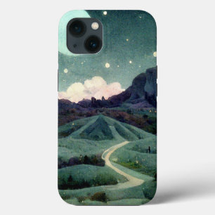 Moon Landscape Fantasy iPhone 13 Case