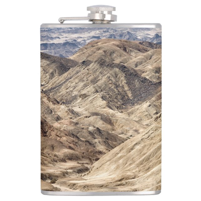 Moon Landscape Hip Flask (Front)