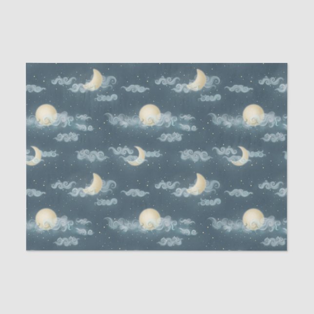 Moon (large scale) tissue paper (Front)