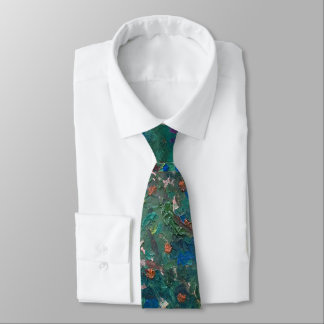 Moon Light Chicken - find me to the moon- Neck Tie