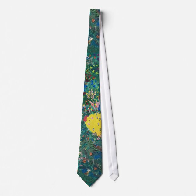 Moon Light Chicken - Neck Tie (Front)