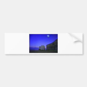 MOON LIGHT NIGHT BUMPER STICKER