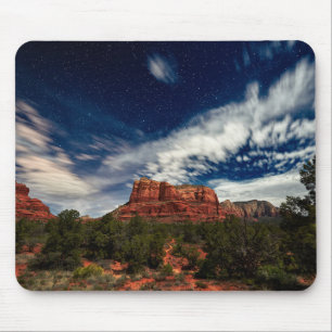 Moon Light over Sedona, Arizona Mouse Pad