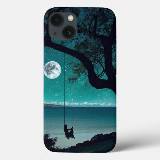 Moon Light Pattern Designer Printed Mobile Cover