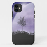 Moon Light Stars Sky Trees Whimsical Personalise