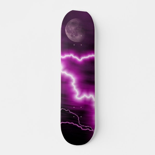Moon&Lighting Skateboard (Front)