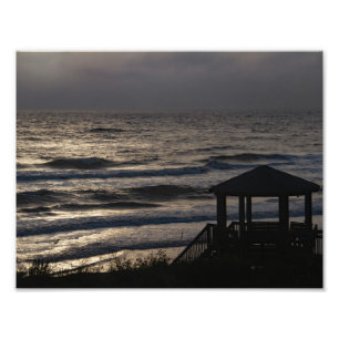 Moon Lit Waves OBX Photo Print