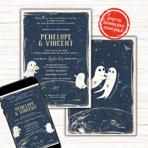 Moon Love Wedding Invitation