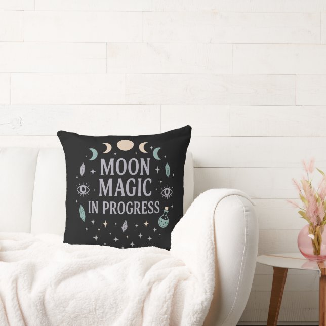 Moon Magic in Progress - Celestial Vibes  Cushion (Couch)