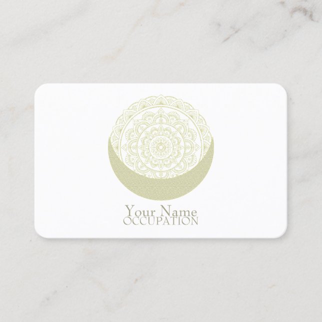 Moon Mandala - Business Card (Front)