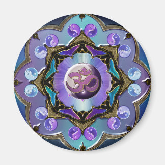 Moon Mandala Variation Magnet