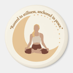 Moon Meditation – Celestial Wellness Magnet