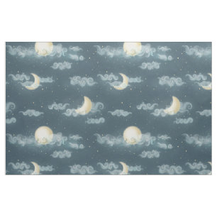 Moon (medium scale) fabric