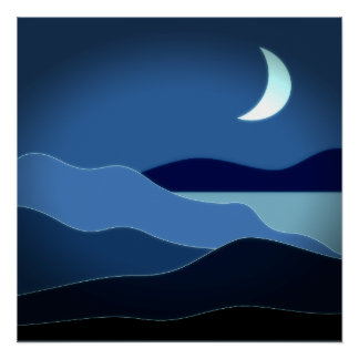 Moon Minimalist Poster