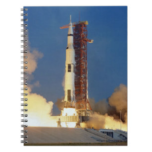 Moon Mission Spacecraft Ground View Notebook