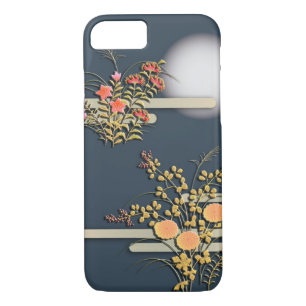 Moon, mist and flowers iPhone 8/7 case