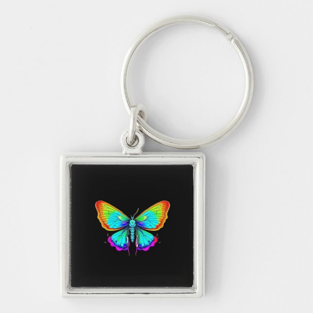 Moon Moth Whimsigoth Key Ring (Front)
