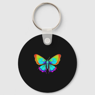Moon Moth Whimsigoth Key Ring