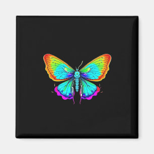Moon Moth Whimsigoth Magnet