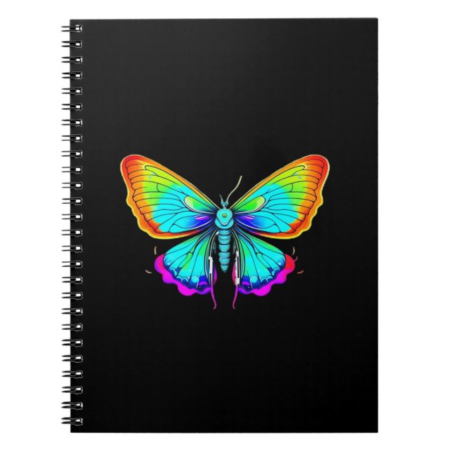 Moon Moth Whimsigoth Notebook (Front)