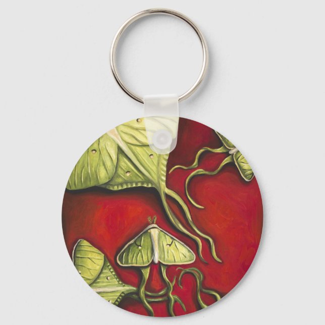 Moon Moths Key Ring (Front)