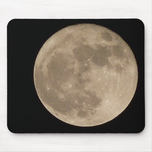 Moon Mousepad Astrology Full Moon Computer Gifts (Front)