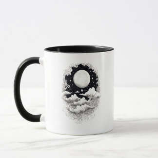 Moon Mug | Celestial Mug | Printed Both Sides