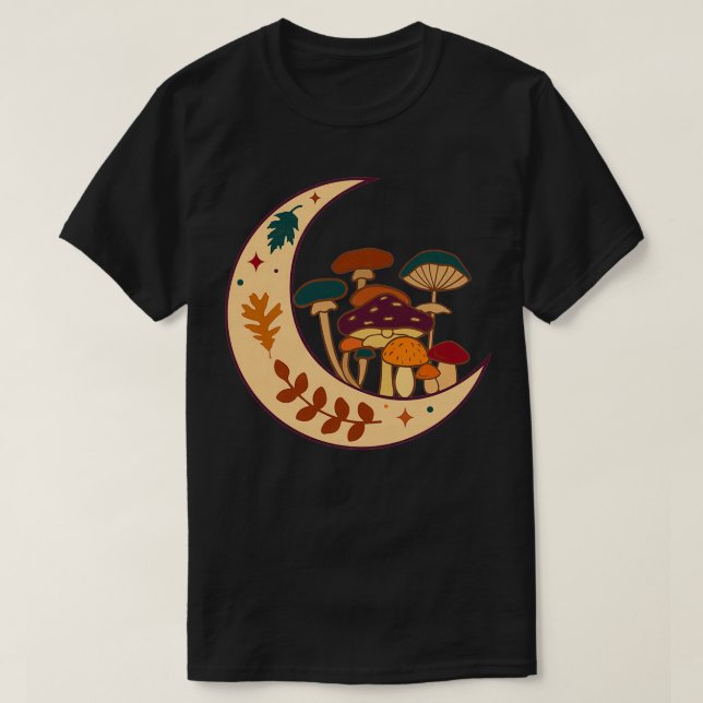 Moon mushroom Classic TShirt (Design Front)