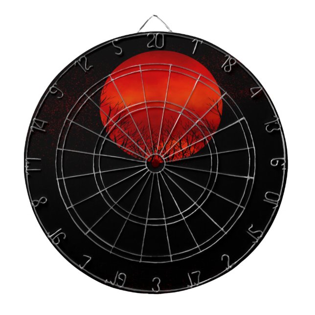 Moon night 2 dartboard (Front)