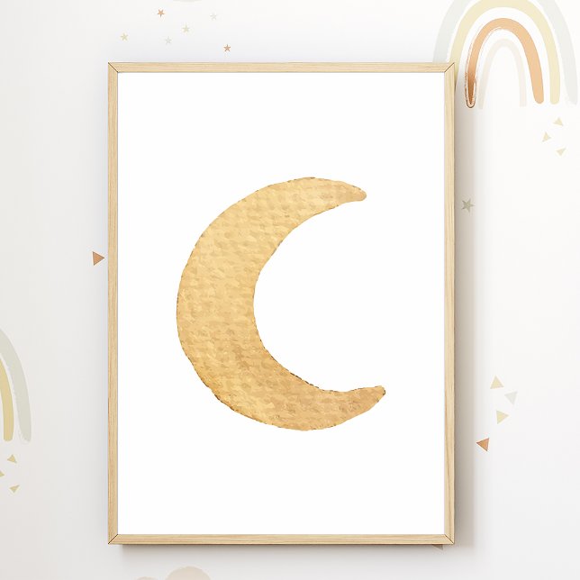 Moon Nursery Poster Boho Kids Room Decor (Creator Uploaded)