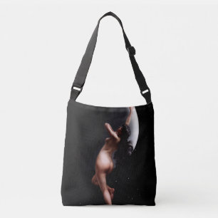Moon Nymph by Luis Ricardo Falero Crossbody Bag