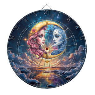 Moon of Eternal Balance – Fire & Water Souls.  Dartboard