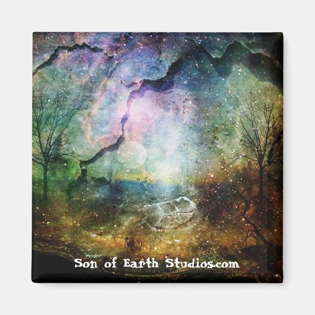 Moon of my nights magnet (Front)