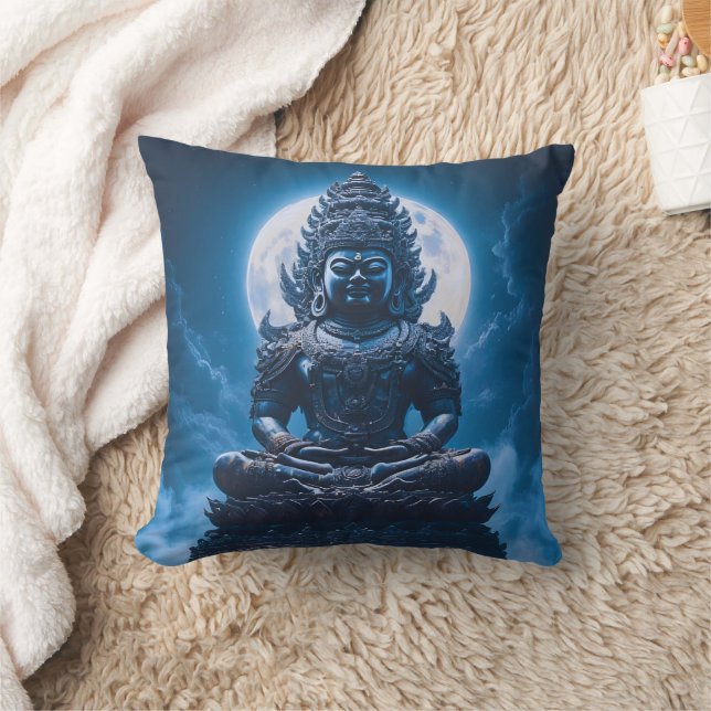 Moon of the Silent Guardian Cushion (Blanket)