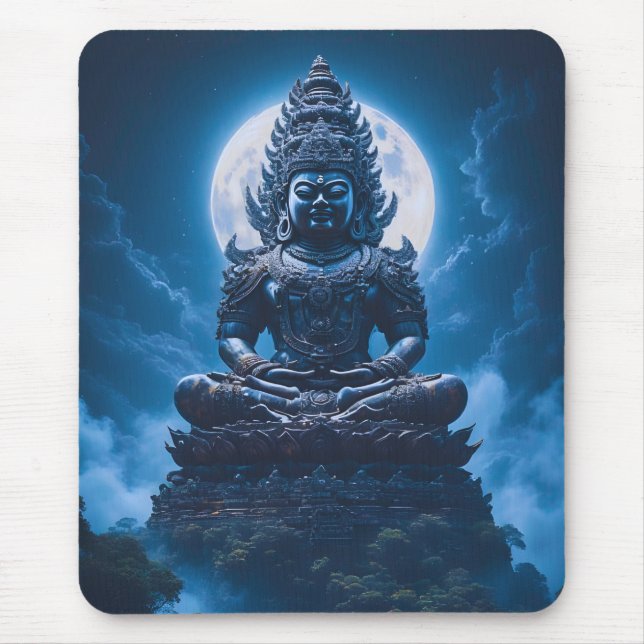 Moon of the Silent Guardian Mouse Pad (Front)