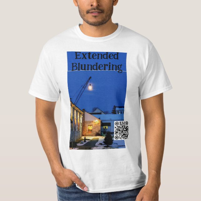 Moon on the hook- Extended Blundering T-Shirt (Front)