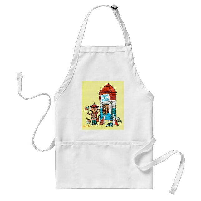 Moon or Bust! Standard Apron (Front)