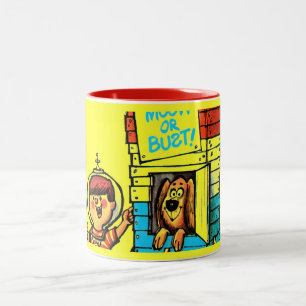 Moon or Bust! Two-Tone Coffee Mug