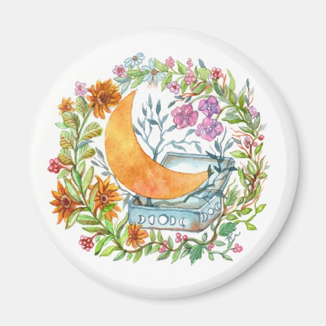 Moon out of the Box Magnet (Front)