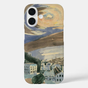 Moon Over Barcelona by Walter Gramatte iPhone 16 Case