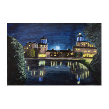 Moon over Broadmoor Acrylic Art