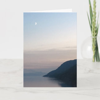 Moon over Loch Ness Greeting Card