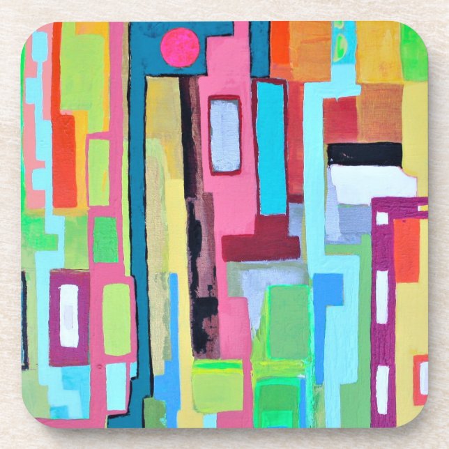 Moon Over Miami Set of 6 Coasters (Front)