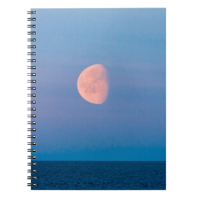 Moon Over the Bering Sea | Russia Far East Notebook (Front)
