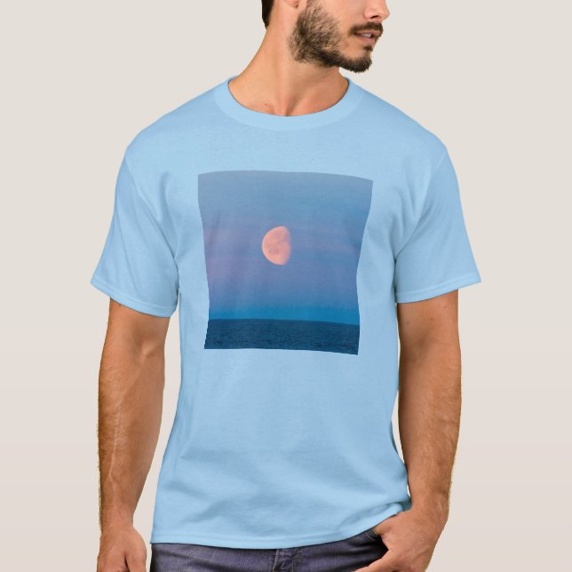 Moon Over the Bering Sea | Russia Far East T-Shirt (Front)