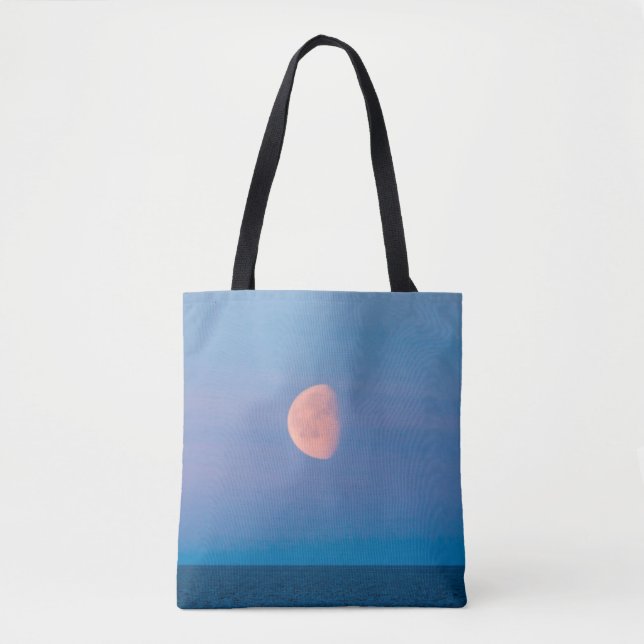 Moon Over the Bering Sea | Russia Far East Tote Bag (Front)