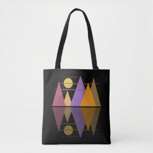 Moon Over The Mountains #6 Tote Bag