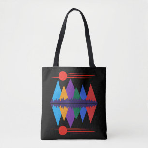 Moon Over The Mountains #7 Tote Bag