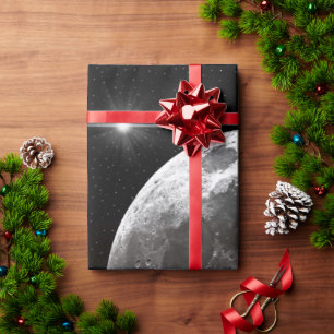Moon Over the Ocean Wrapping Paper