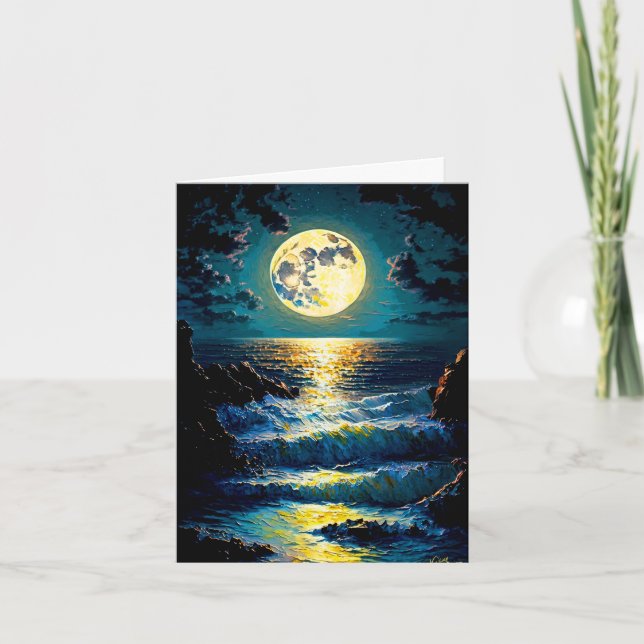 Moon Over Water Card (Front)